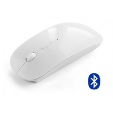 Bluetooth Rechargeable Wireless Silent Quiet Mouse Portable Mini Travel WHITE