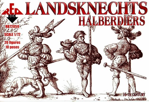 Bundle lot of Red Box Landsknechts 16 Century 72057+72058+72059 1/72 scale - Picture 7 of 11