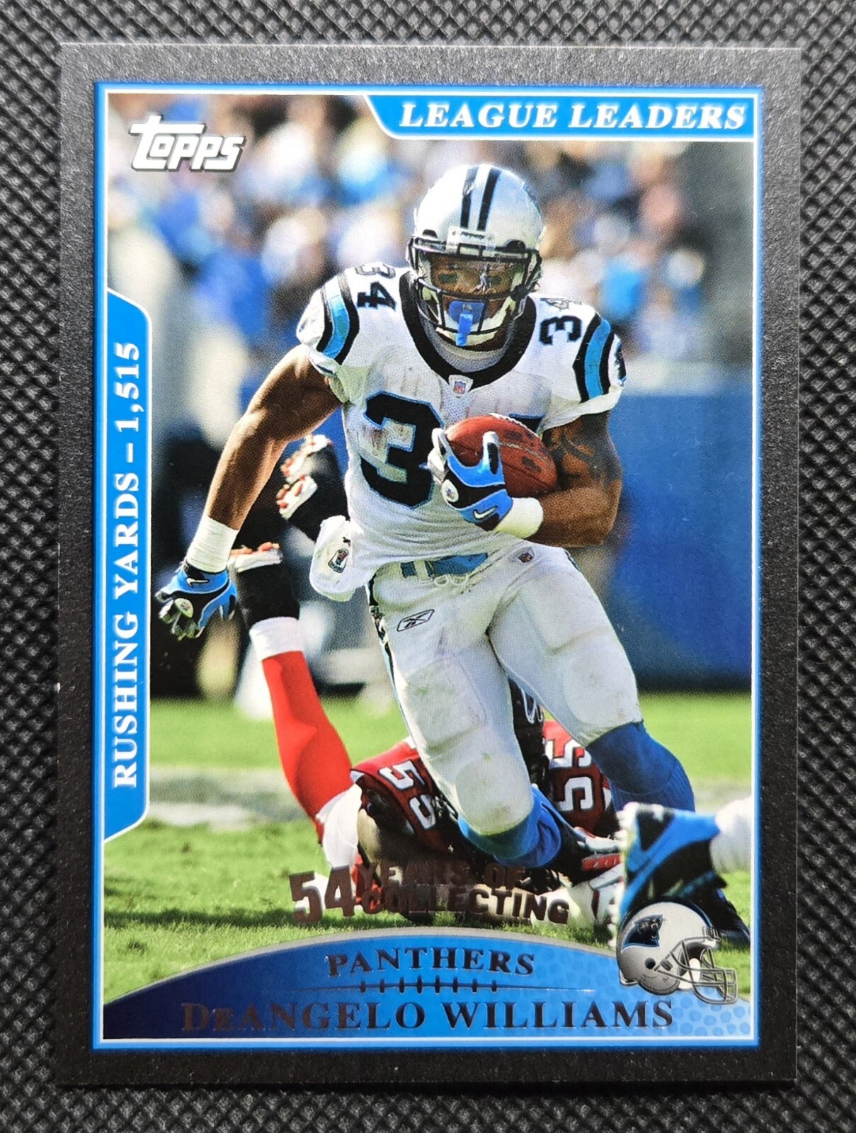 2009 Topps DeAngelo Williams Black Border /54 #286 Carolina Panthers