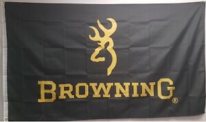 New Large High Quality Browning 3'X5' FLAG BANNER Indoor/Outdoor 