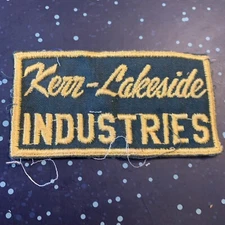 Vintage Kerr- Lakeside Euclid OH Patch Employee Uniform Hat 2C 4”x2”