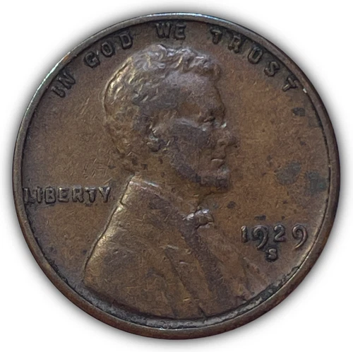 1929-S Lincoln Wheat Cent Choice Extremely Fine XF+/AU Coin #22254