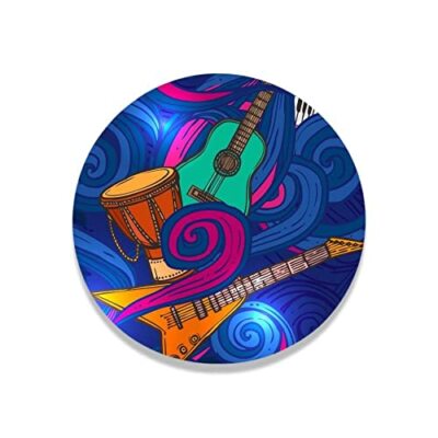 Auf Trippy Beats Leinwand Mattes Finish Wohnkultur Wanddekoration Größe 40 Cm