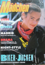 MÄDCHEN 19 - 30.8. 1989 Roxette Bela B Boy-Poster Biker-Jacken Mode Pop Bravo