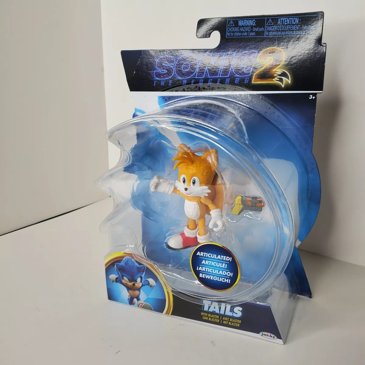 Sonic the Hedgehog 2 Movie Tails 4 Inch Action Figure – Insert