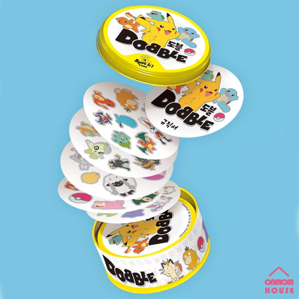 Spot It Pokemon Dobble Cartas Juego De Mesa