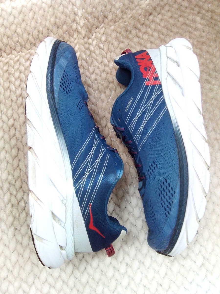 Hoka One One Clifton 6 Men Road Running Athletic Shoes Sneakers Blue - Size 11.5 Hoka One One Clifton 6 Men main image 3