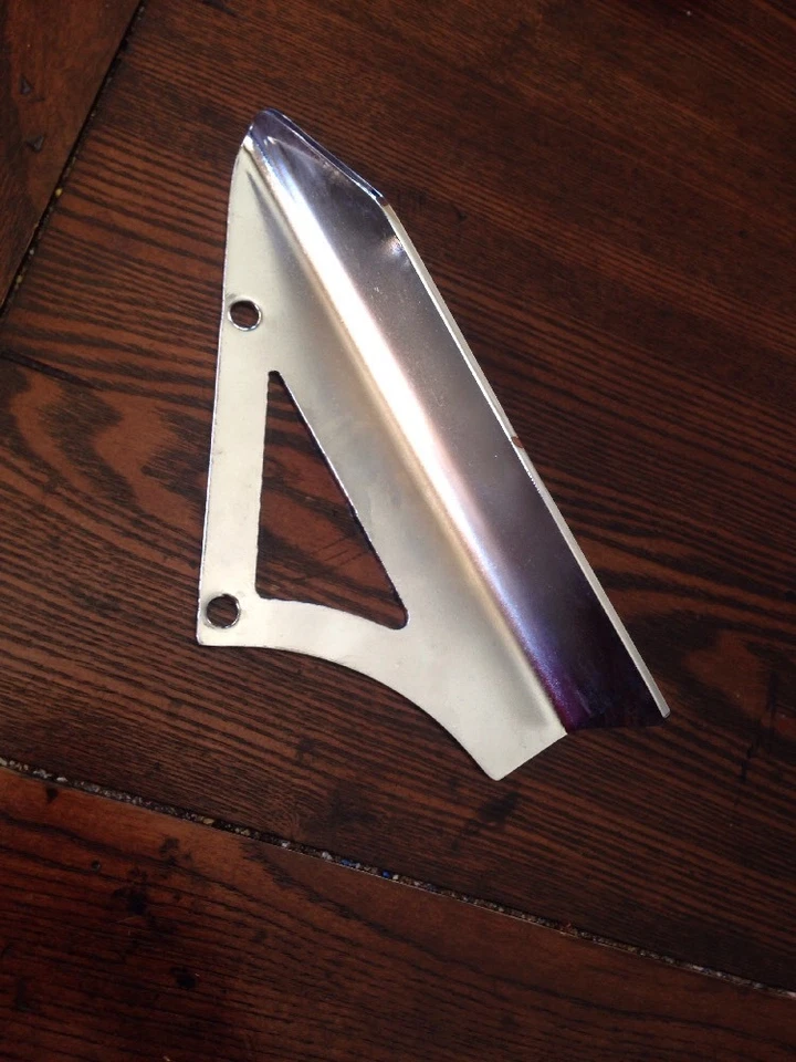 Protector de cadena correa saxon daytec chopper accionamiento lateral derecho cromo villian griffin Foto 3 de 3