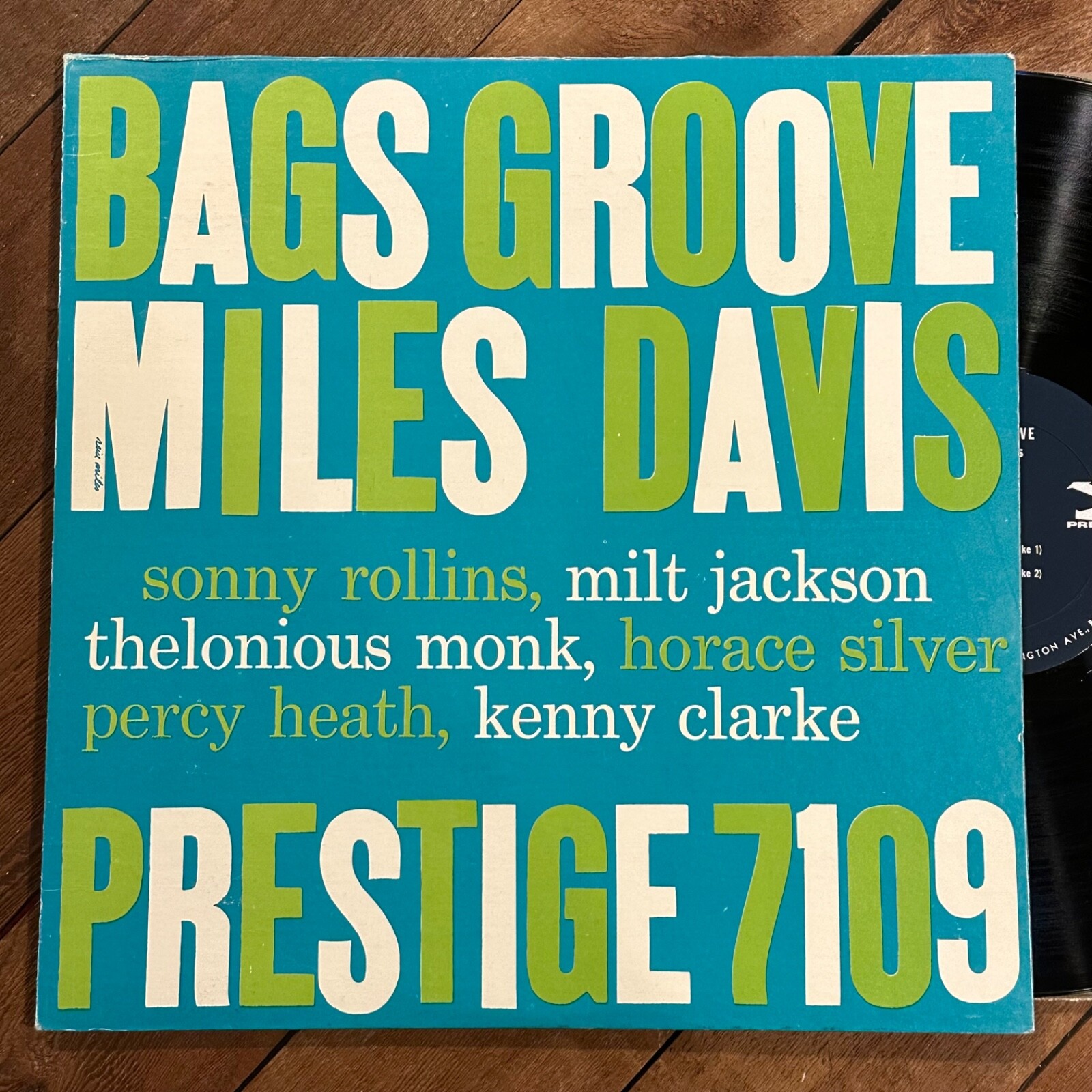 Miles Davis Bags Groove VG+ Columbia lp Mono RVG Sonny Rollins