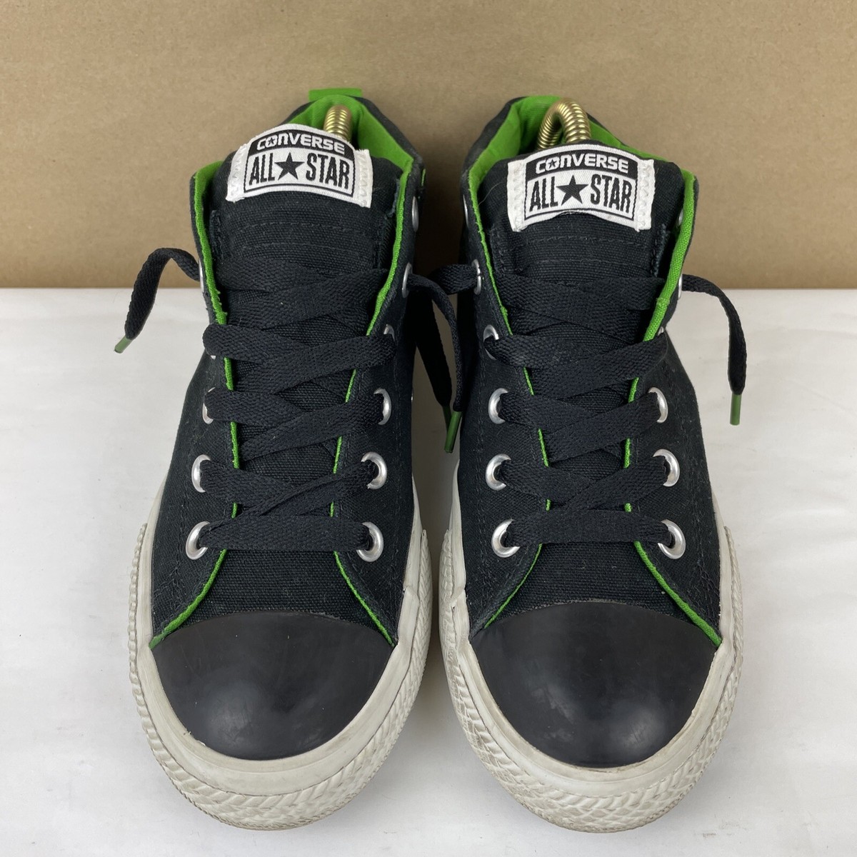 コンバース　日本製　ハイカット　USA9.5 美品！グリーン CONVERSE 日本製 2024新作 CANVAS ALL STAR J 80s HI コンバース