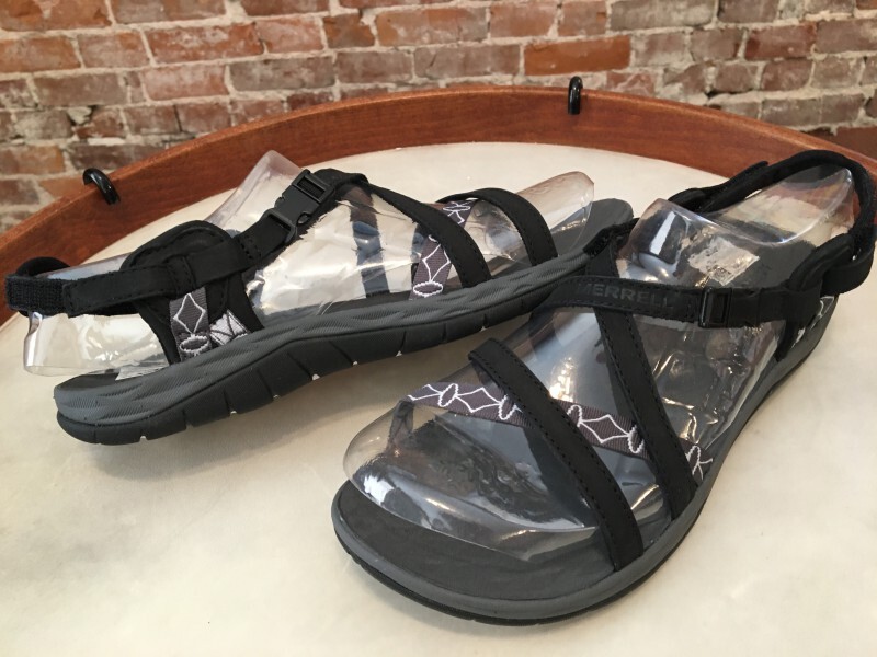 Merrell Sandalo Sportivo Nero Sirena Cardia Q2 Escursionismo 8 38 5 NUOVO