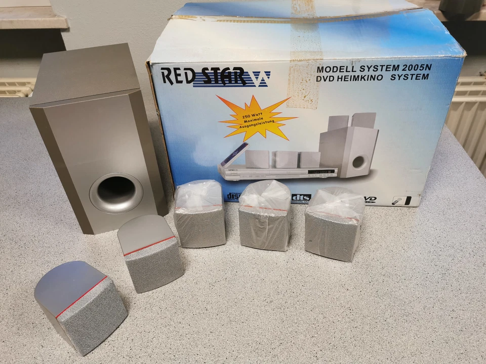 REDSTAR DVD Heimkino Set System 2005N - in OVP