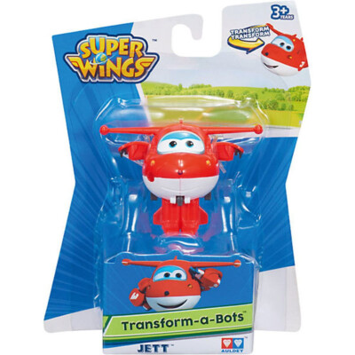 Super Wings Jett Plane Flugzeug Transform-a-Bots 5cm Figur Alpha Group