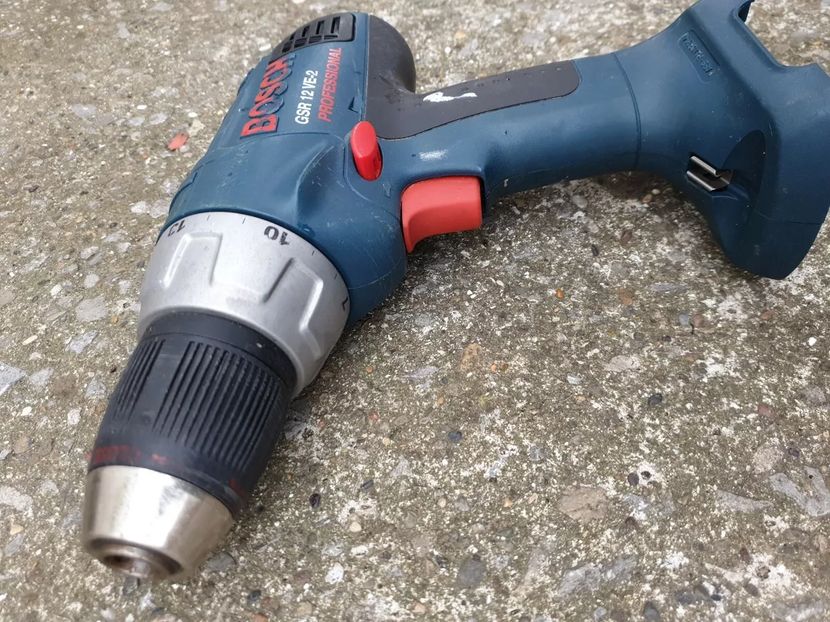 Bosch GSR 12 VE 2 Cordless Drill Driver 12v metal wood nicd nimh heavy duty