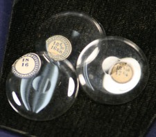 BULLSEYE 18 Ligne NOS Glass Pocket Watch Crystals Open Face NEW OLD STOCK