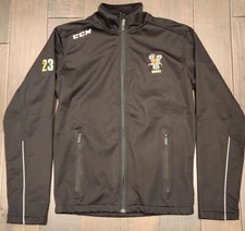 CCM Vermont Catamounts Hockey Black Full Zip Jacket - Men's Small