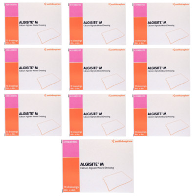Smith & Nephew Algisite M Calcium Alginate Dressing, 4'' x 4'' Pads - Case of 100