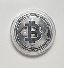 Apmex 1 Oz Silver Bitcoin Round .999 Fine PRESALE