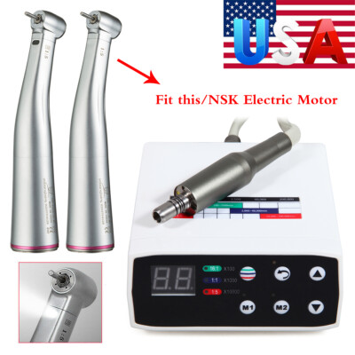 NSK Style Dental Brushless LED Electric Micro Motor/1:5 Increasing Handpiece OEM