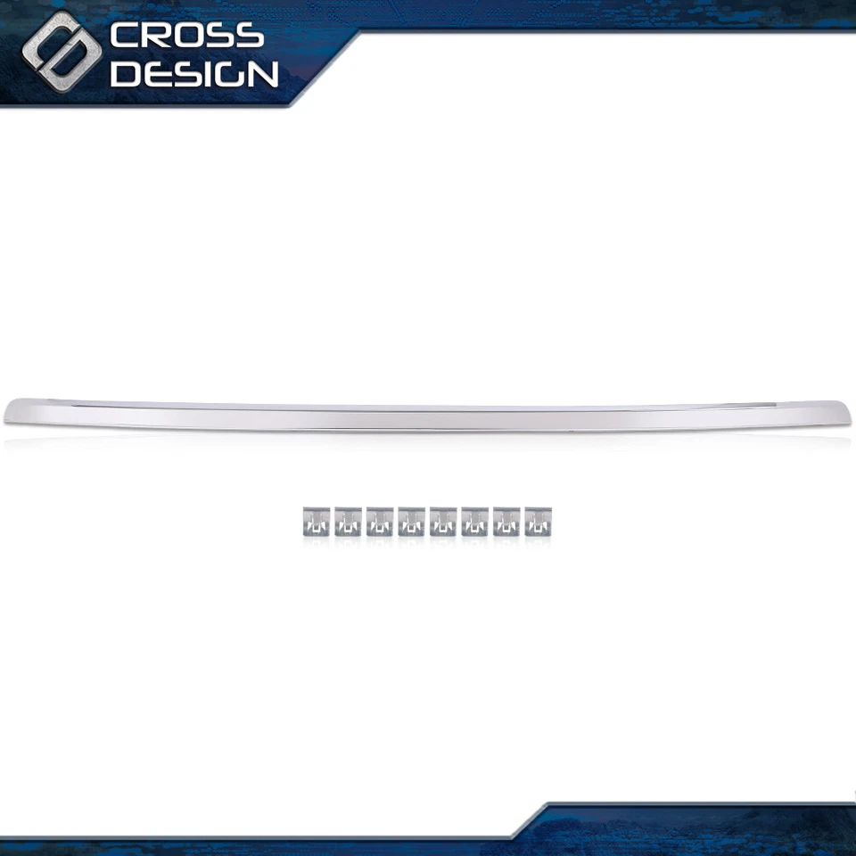 Moldura de moldura de capó cromada apta para Chevy Silverado 2500 3500 HD 2011-2014 Foto 2 de 4