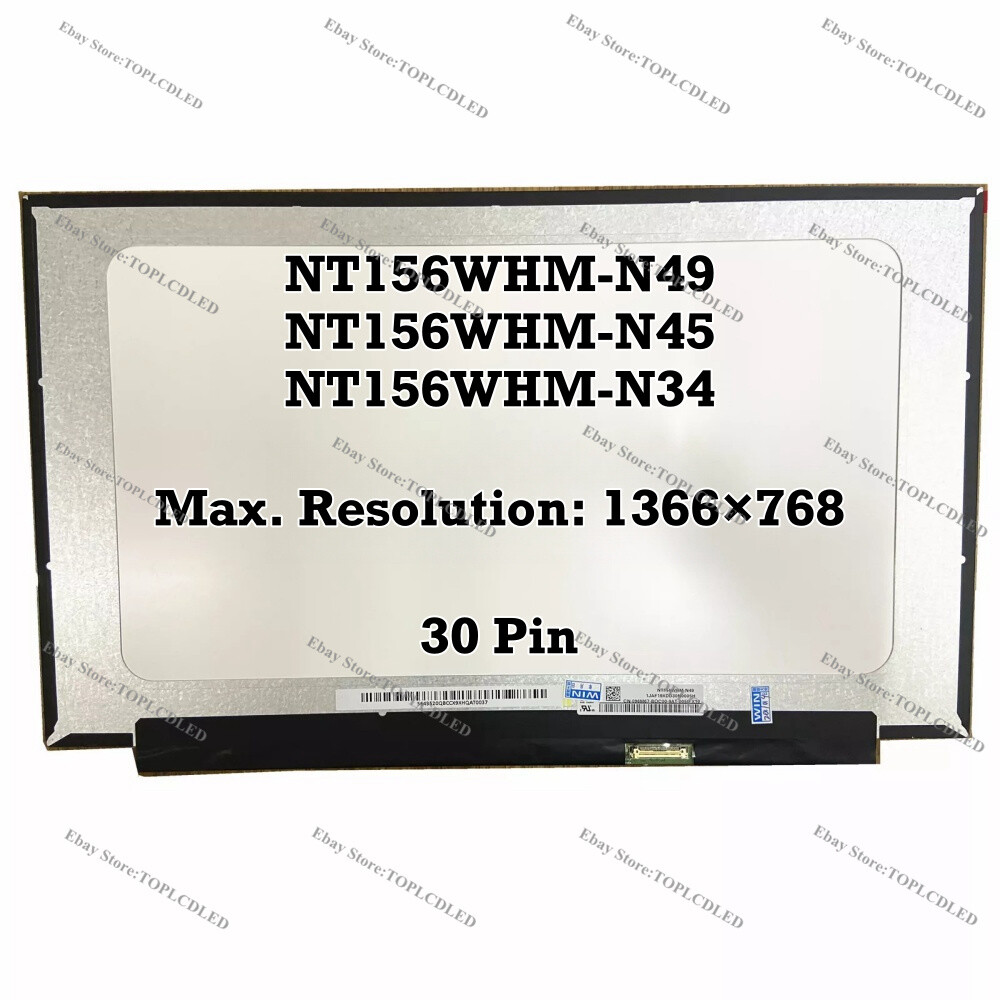 NT156WHM-N49 Fit NT156WHM-N45 NT156WHM-N34 15.6 Inch With No Screw