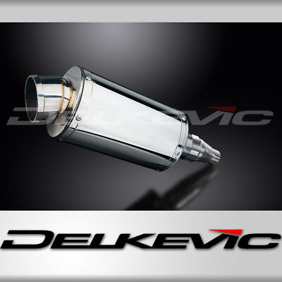 Kymco Downtown 300i 2011-2016 Slip On 9'' Oval Stainless Exhaust Muffler Kit