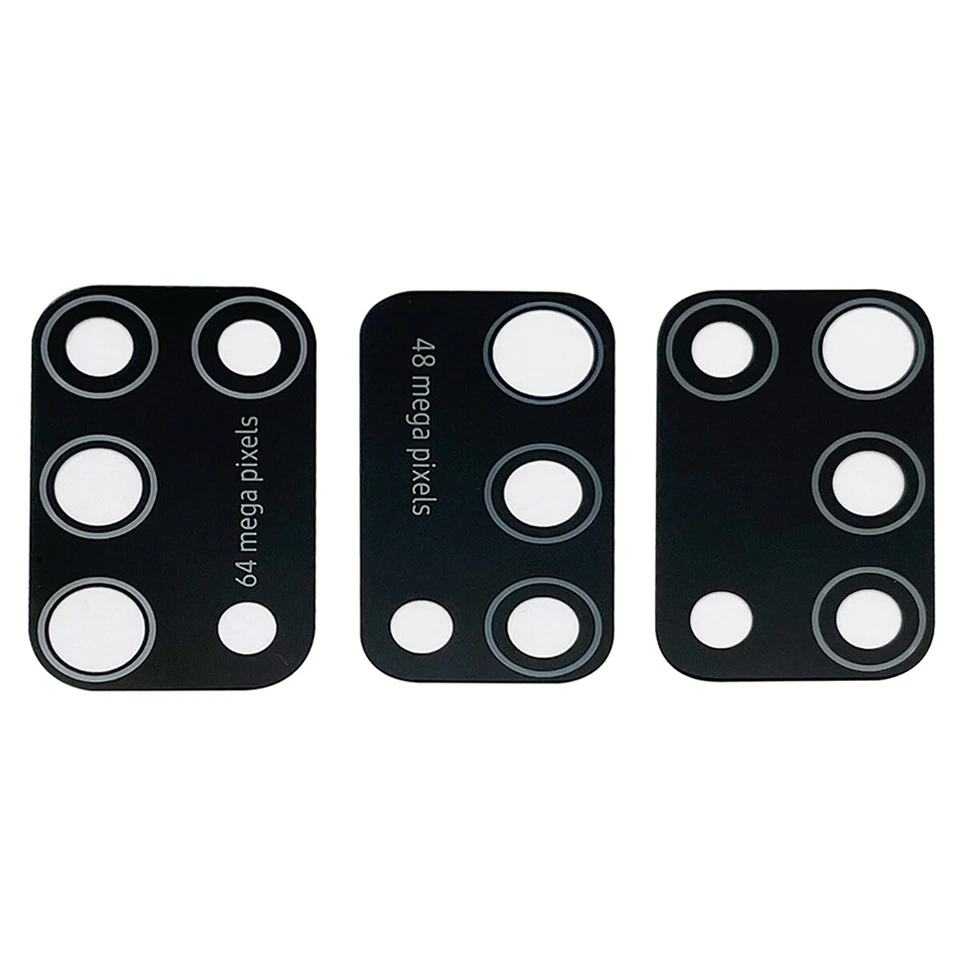 后置摄像头镜头玻璃保护套 适用于三星 A71 A60 A50 A41 A30 A20 A10S A02S — 第 3/4 张图片