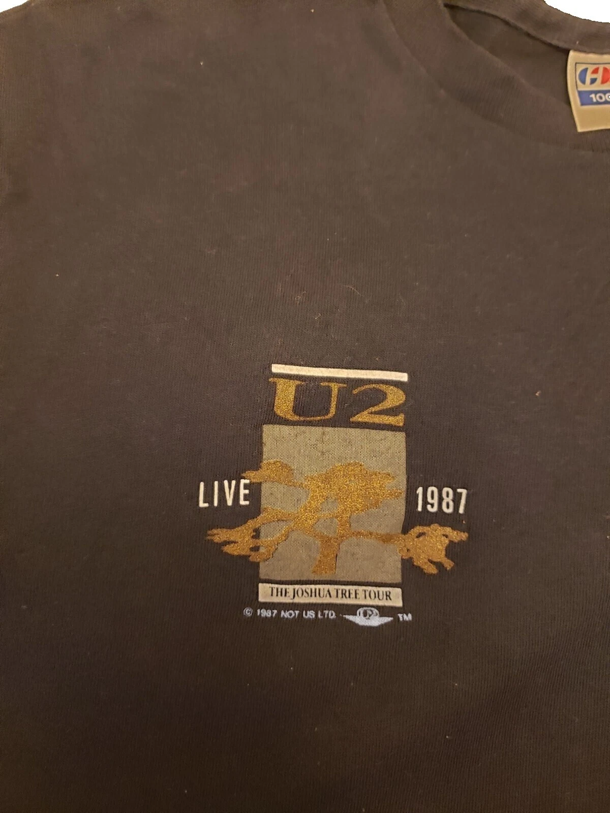 Algodón Hanes Marrón Ropa, Calzado y Accesorios Vintage