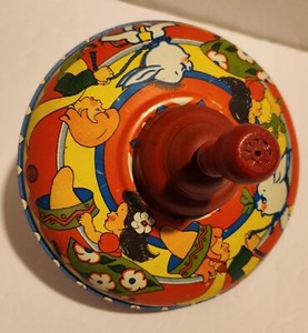 Vintage Ohio Arts Spinning Tin Top