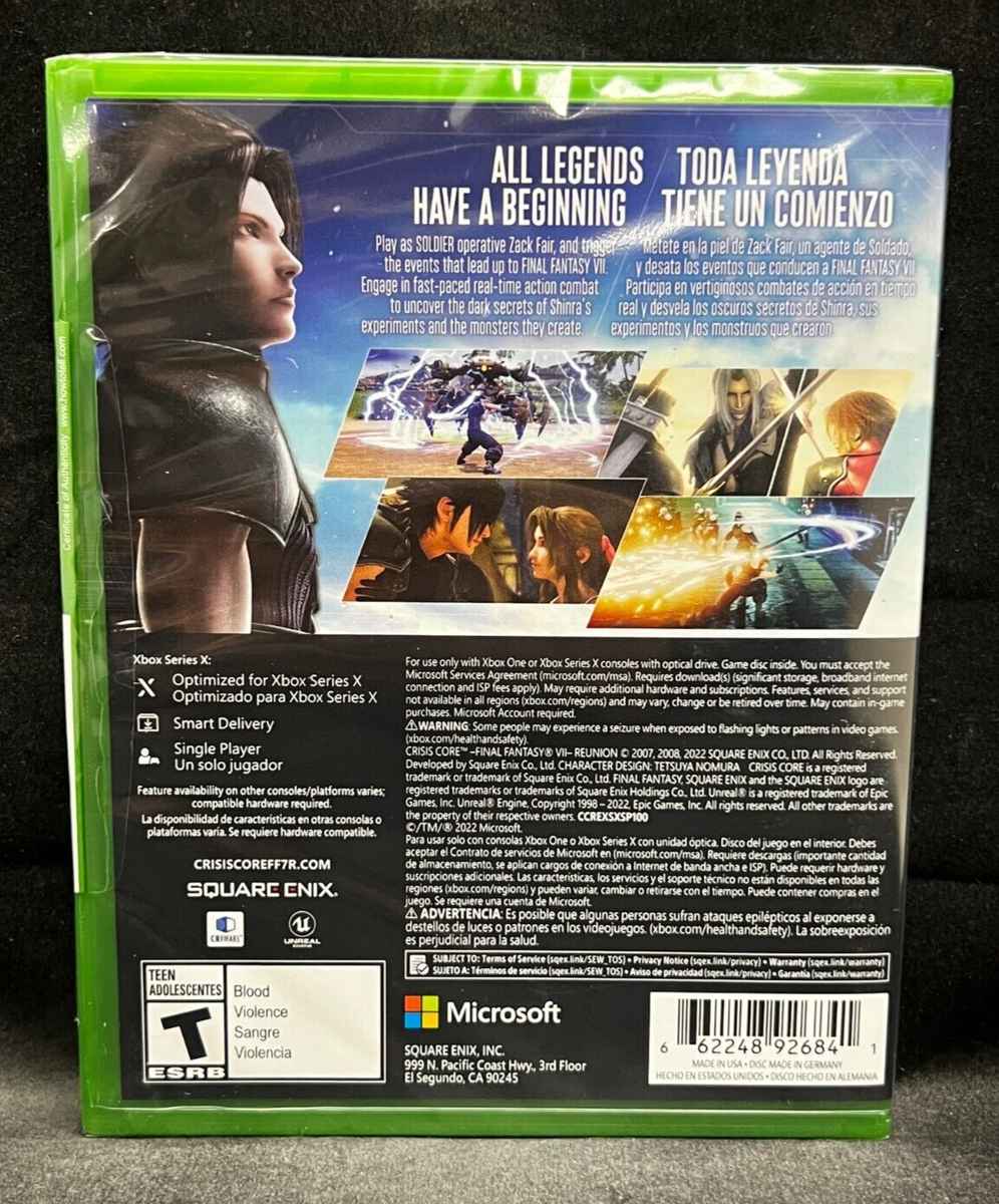 Crisis Core: Final Fantasy VII Reunion (Xbox One / Xbox