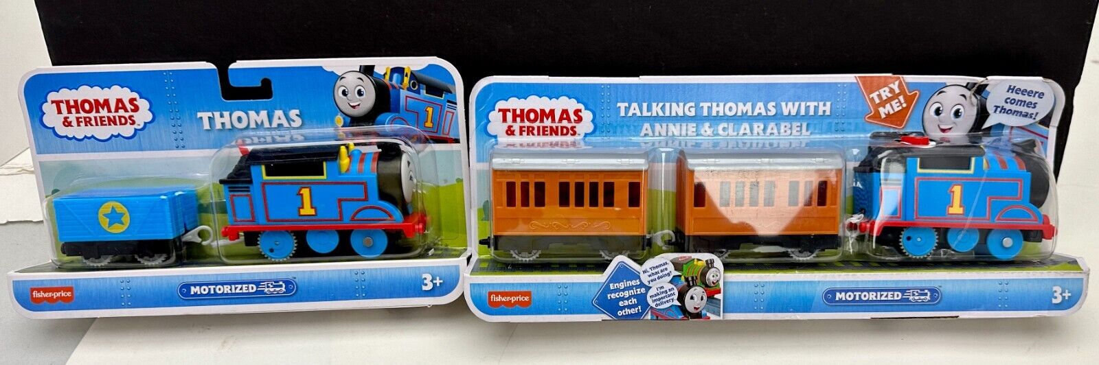 Thomas & Friends Motorized Train Annie & Clarabel Thomas Fisher-Price