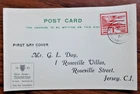 Jersey 1d  Blampied Views  1/06/43 FDC  cancelled Havre des Pas sub post office