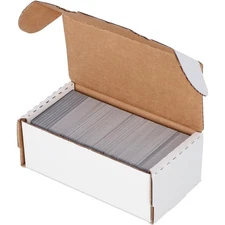400-Count Trading Card Storage Box, 10 Pack | Cardboard Organizer for Basebal...