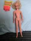 Vintage Barbie- 1970 Living Fluff Skipper Playmate Doll Mattel #1143 AS IS