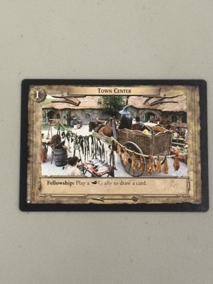 LOTR TCG Decipher Town Center Mines of Moria 2C117 Lightly Played