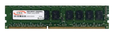SERVER MEMORY CSX 2GB DDR3 1Rx8 1066MHz PC3-8500R REG ECC