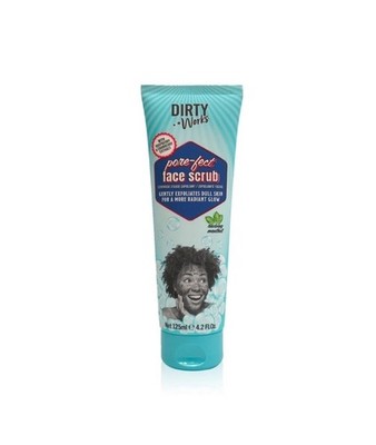 Dirty Works Pore-Fect Face Scrub Gently Exfoliates Reviving Menthol 4.2 floz New