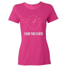 Stop The Clock - End Daylight Saving Summer Time Ladies' Crewneck T-Shirt