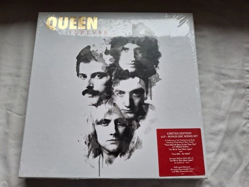 QUEEN FOREVER  4 x LP VINYL and BONUS DISC 2014 rare!!  *SEALED MINT*