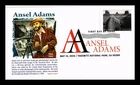 DR JIM STAMPS US COVER ANSEL ADAMS PHOTOGRAPHER IMPERFORATE FDC PANDA CACHET