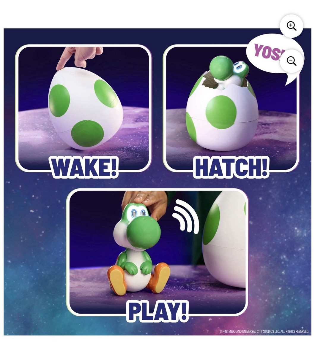 Hatchin Yoshi from The Super Mario Galaxy Movie - IN HAND - FAST