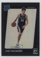 2022 Chronicles Draft Picks Donruss Optic Rated Rookies Black Chet Holmgren uk2