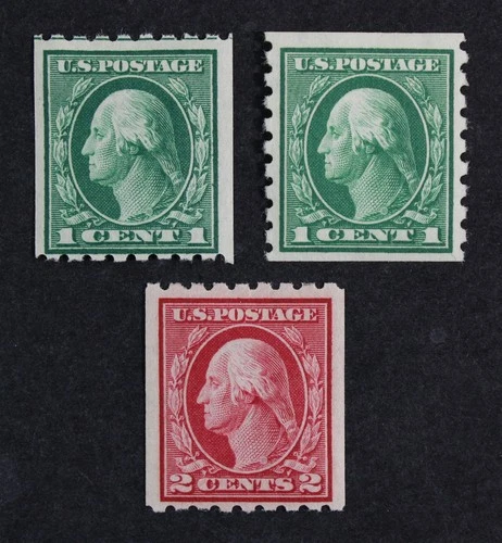 CKStamps: US Stamps Collection Scott#410 411 412 Mint H OG