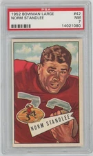 1952 Bowman Large 42 Norm Standlee PSA 7 682893 