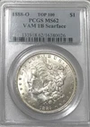 1888-O Scarface VAM 1B PCGS MS62 Morgan Silver Dollar