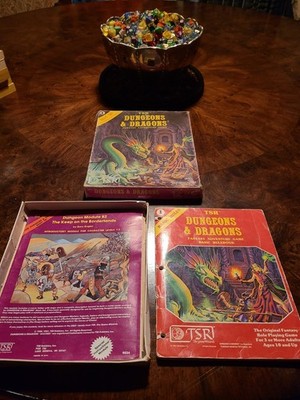 Dungeons & Dragons Basic Box Set 1981 Moldvay Gygax Arneson TSR D&D RPG FANTASY
