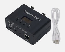 ARTNET to DMX512 Controller 2-Port Mini Ethernet to DMX Adapter 1024-Channel 5V