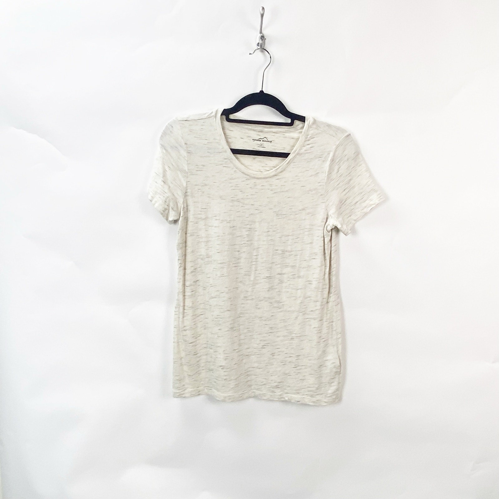 Eddie Bauer Medium Womens Cream Basic Crewneck T-… - image 1