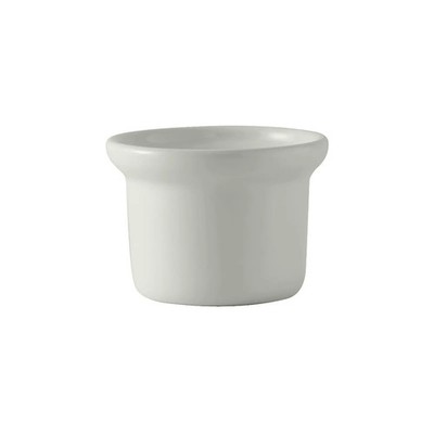 Tuxton China Inc BWS-0805 DuraTux 8 oz. White Ceramic Petite Marmite - 1 Doz