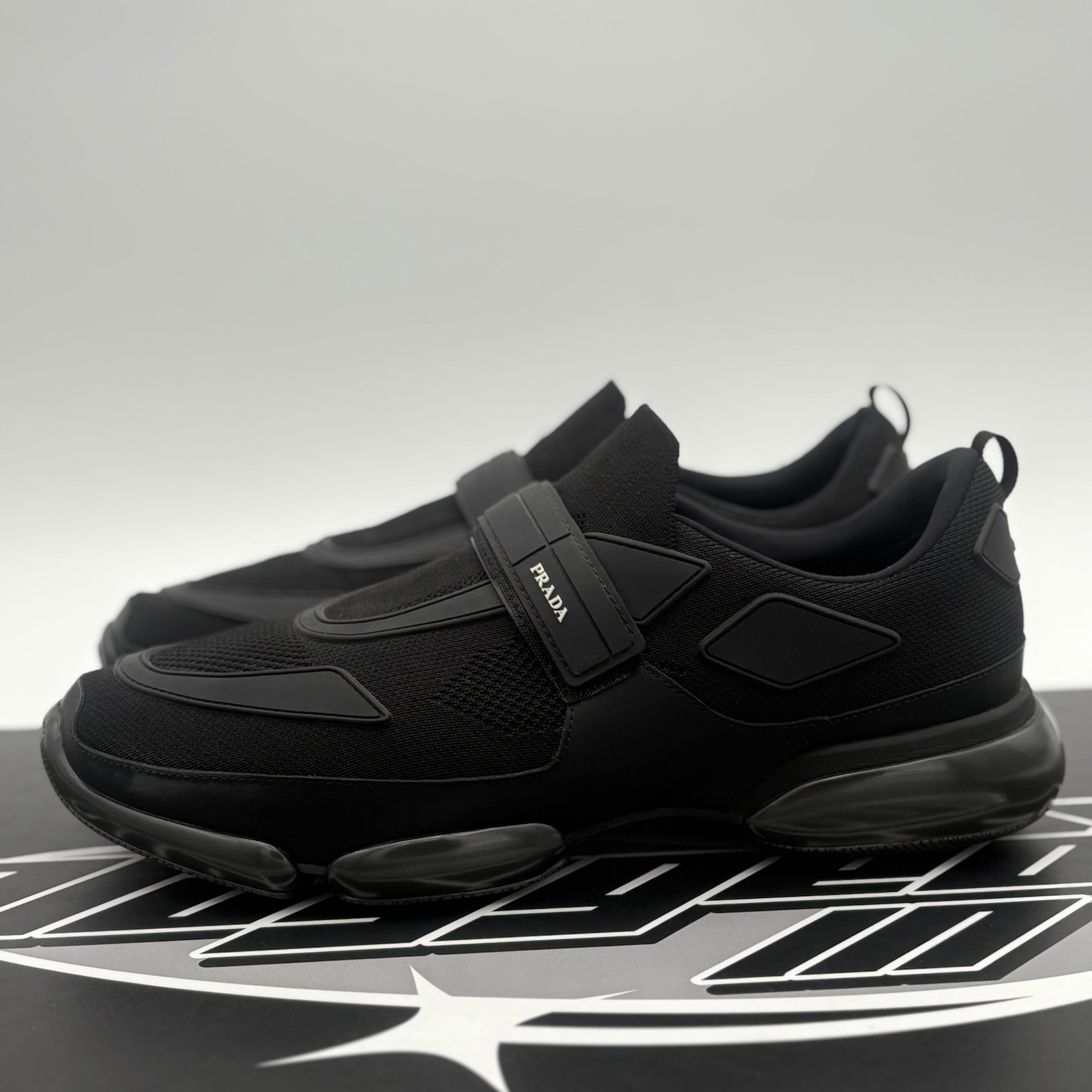 Size 10 UK (11 US) - Prada Cloudbust Sneaker ' Black ' | SUPER CLEAN!
